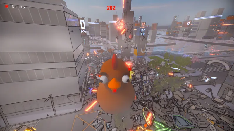Chickzilla affiche une capture officielle de son contenu