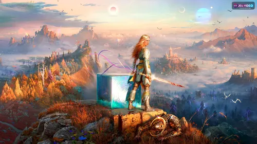 God of War Laufey trailer montrant Faye dans le royaume Everywhen sur PS5