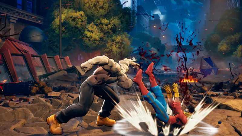 Invincible VS test sélection de personnages et action multijoueur