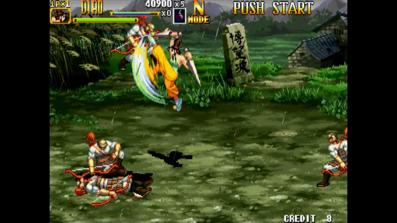 Official IGS Classic Arcade Collection screenshot showing gameplay context for step 3 of this player guide