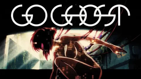 King Gnu GO GHOST dans un visuel de THE GHOST IN THE SHELL