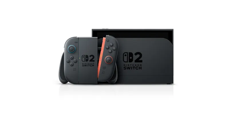 Nintendo Switch 2 avec dock et grip Joy-Con 2 inclus dans le pack standard