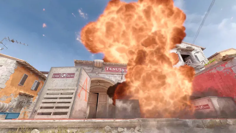 Counter-Strike 2 montre une équipe en déplacement dans une carte