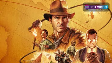 Visuel officiel d’Indiana Jones et le Cercle Ancien avec Indy, Gina et les lieux majeurs utilisés pour illustrer une route de succès 100 %.