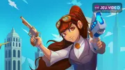 Clockwork Ambrosia, key art steampunk du metroidvania PC