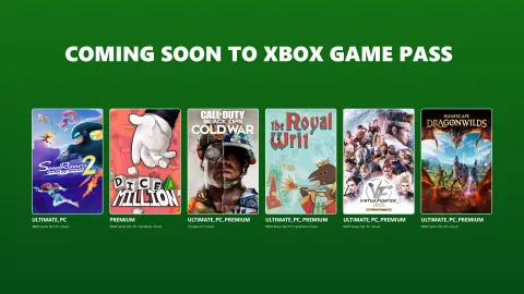 Xbox Game Pass septembre avec plusieurs visuels de jeux de la vague
