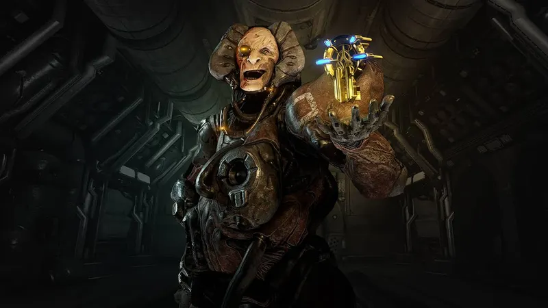 Captain Vor tenant une clé dans Warframe, boss de la quête Vor’s Prize à battre avant de structurer la progression débutant