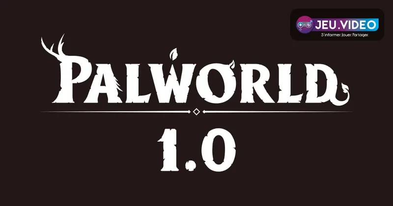 Visuel officiel de Palworld pour la mise à jour 1.0
