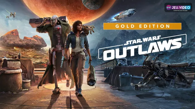 Jaquette officielle de Star Wars Outlaws Gold Edition sur Nintendo Switch 2