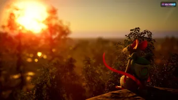Hela trailer montrant une souris aventurière dans une forêt magique nordique