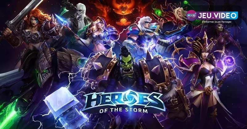 Heroes of the Storm patch montrant les héros du Nexus prêts au combat