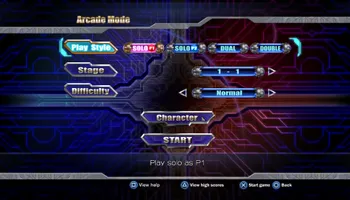 le mode arcade de Raiden IV x MIKADO remix propose différentes configurations