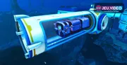 Seatruck de Subnautica Below Zero dans une forêt sous-marine pour préparer les premières explorations