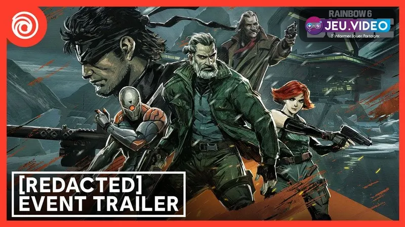 Rainbow Six Siege x Metal Gear Solid : visuel officiel du crossover