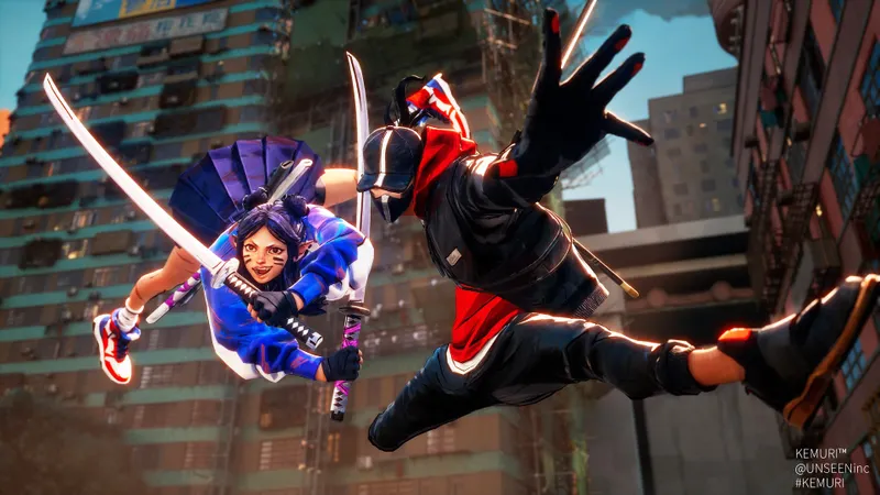 Kemuri trailer montrant un chasseur de yokai en action dans une scène PS5