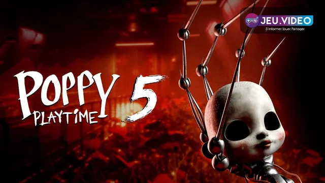 Poppy Playtime sortie console avec le visuel officiel du chapitre 5 et son pantin