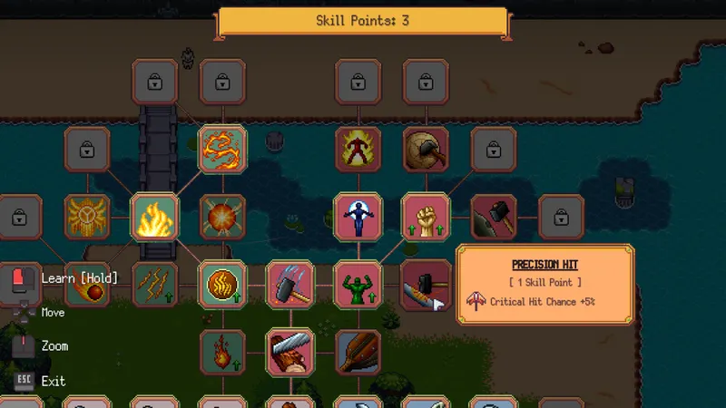 Capture officielle de Suncraft montrant la progression du village