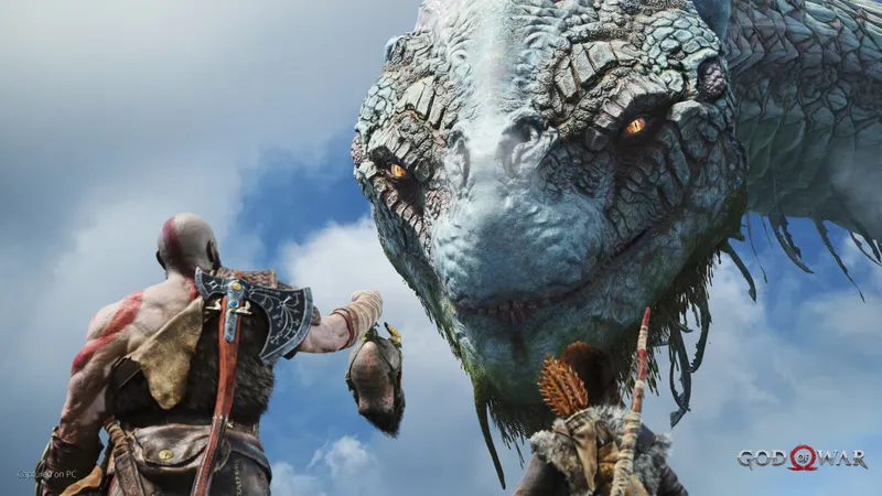 Capture officielle de God of War montrant le contexte de gameplay pour l'étape 2 du guide joueur