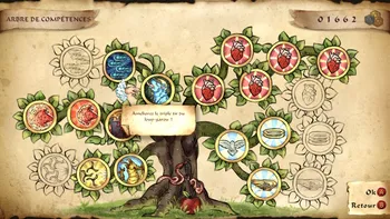 L'arbre de compétences dans le jeu Saga of Sins
