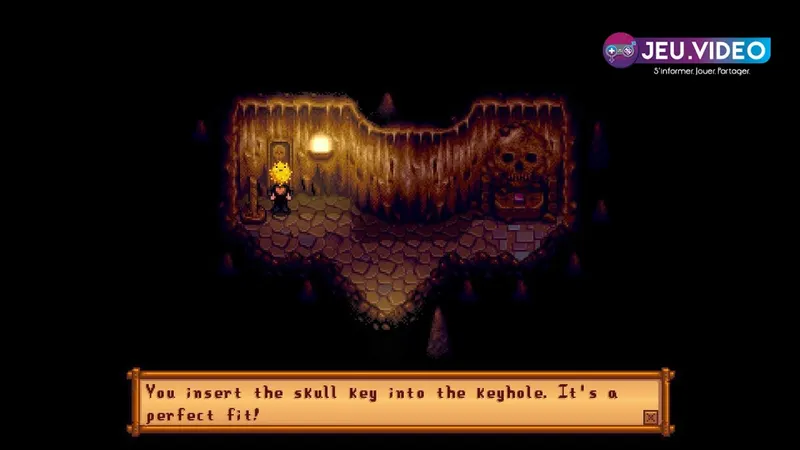 Visuel officiel Steam de Stardew Valley utilisé pour un guide Skull Cavern consacré à l’étage 100 et au farm d’iridium
