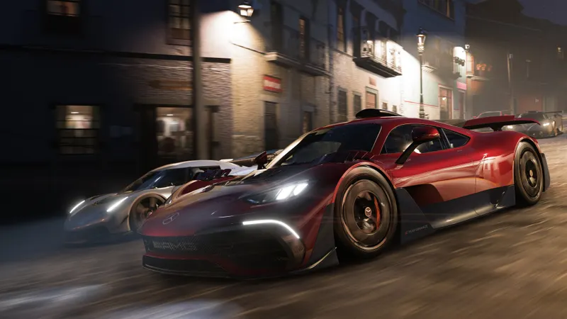 Longue courbe de Forza Horizon 5 adaptée à l’entraînement des chaînes de drift
