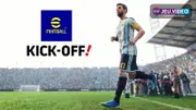 eFootball Kick-Off sortie sur Switch 2 avec Messi et le logo officiel du jeu