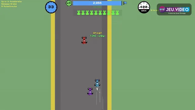 Capture Steam officielle de Close Call Extreme montrant une voiture dans le trafic