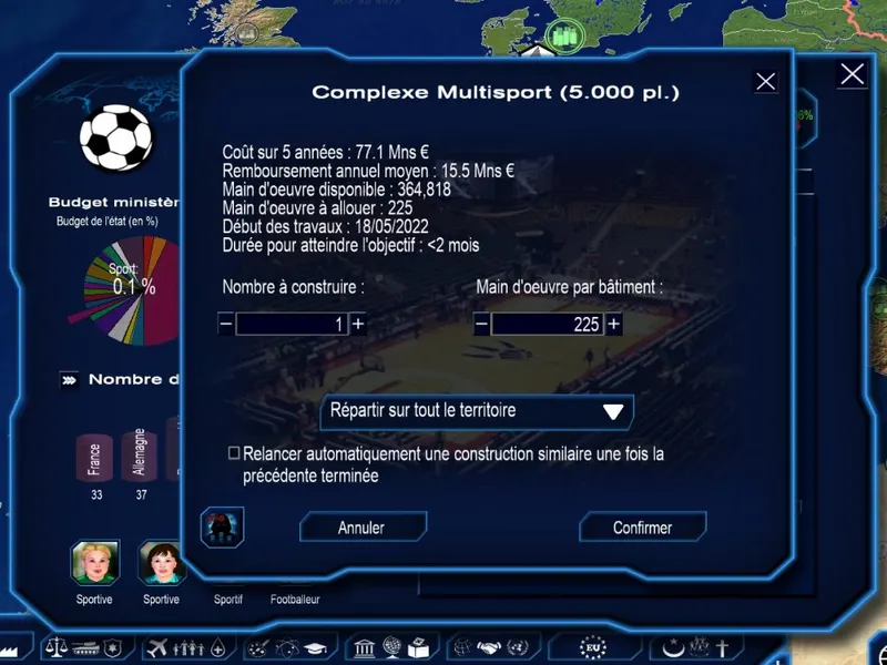 Test Power&Revolution - Geopolitical Simulator 4 - Menus austères