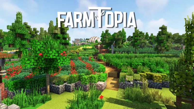 Lancement du serveur FarmtopiaTM dans Minecraft par Nestlé !