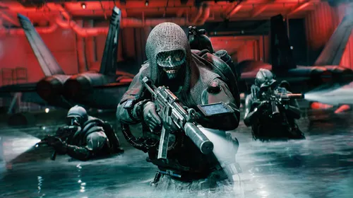 Battlefield 6 essai gratuit : scène de combat sur une carte insulaire