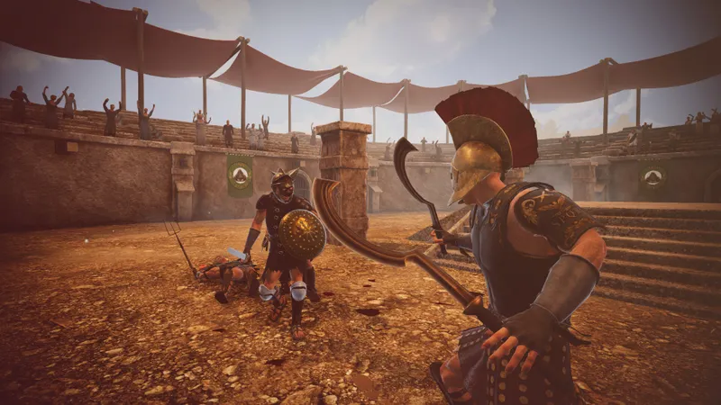 Official Ludus Magnatus : Gladiator Manager Simulator screenshot showing gameplay context for step 1 of this player guide