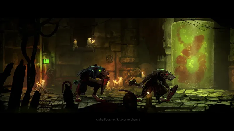 Capture officielle de Deathmaster montrant un niveau souterrain en 2D