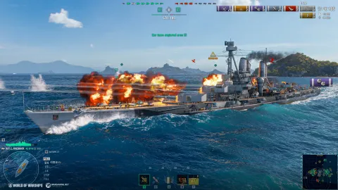 World of Warships 15.7, navires et bataille en mer dans l’Update 15.7