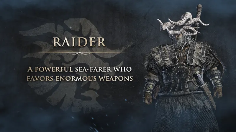 Carte officielle de Raider dans Elden Ring Nightreign, classe robuste à jouer avec de grandes armes et Totem Stela