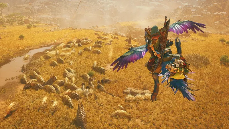Visuel officiel de Monster Hunter Wilds utilise comme contexte de gameplay pour la section 2 de l'article