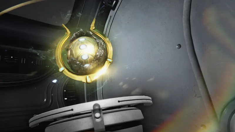 Tenno en una misión de Warframe con su Arsenal