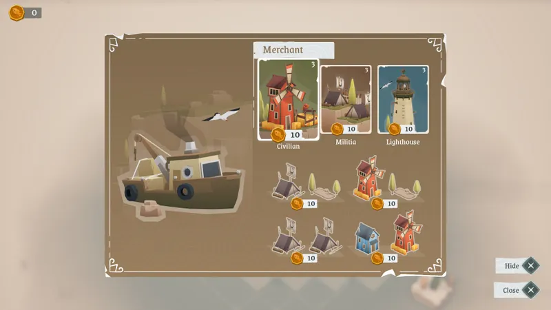 Official ShoreTiles screenshot showing gameplay context for step 2 of this player guide