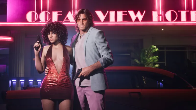 Visuel officiel du pack de précommande Vintage Vice City de Grand Theft Auto VI