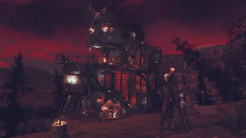 Fallout 76 et le concours Slasher : un C.A.M.P. sous une lune rouge