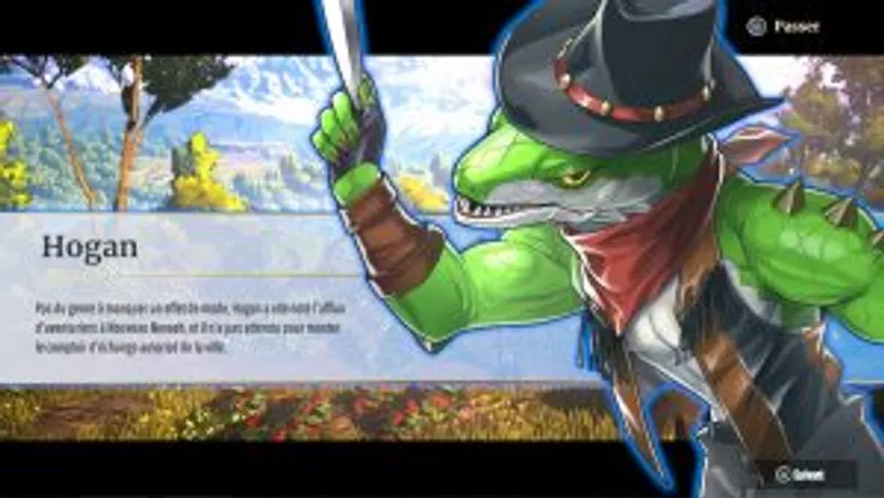 Test Eiyuden Chronicles: Rising - personnage