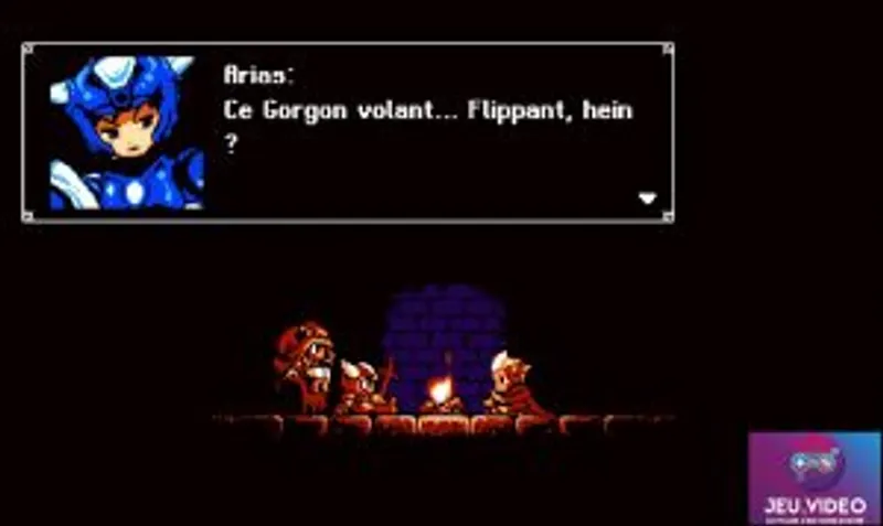 Test Astalon: Tears of the Earth - feu de camp