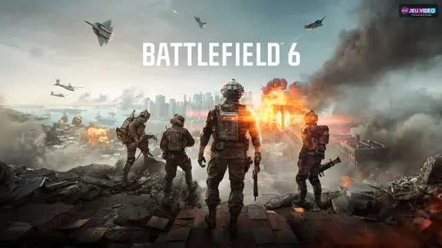 Battlefield 6 Season 3 key art officiel avec soldats et figure de PAX Warlords