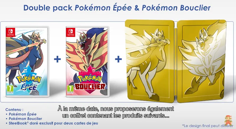 Pokemon Epée Bouclier - steelbook