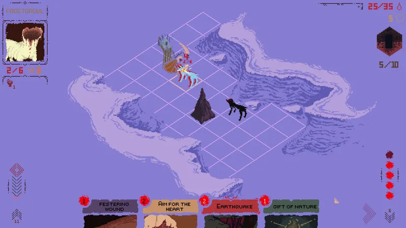 Death Howl test combat tactique lisible avec interface et jauges
