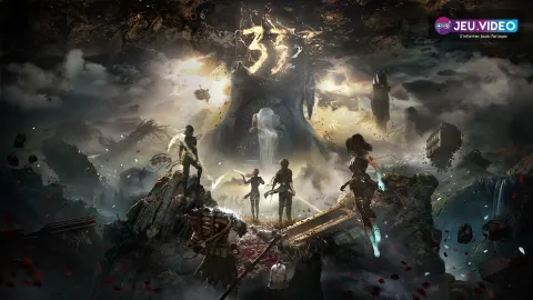 Groupe de Clair Obscur Expedition 33 explorant une grande zone pour préparer les succès de collectibles et de progression