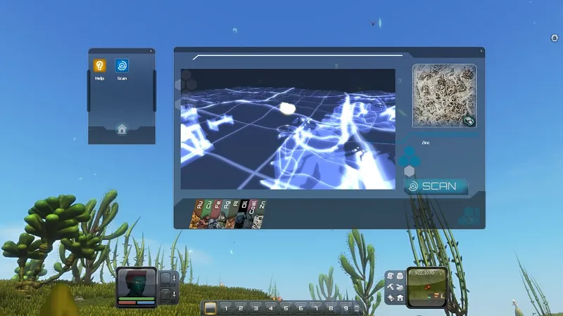 scanner minerai planet explorers