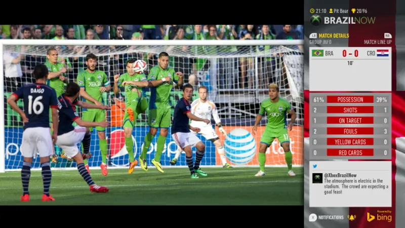 Xbox One : Télécharger l’application coupe du monde