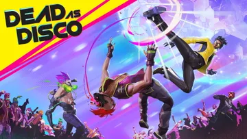 Dead as Disco en accès anticipé montrant Charlie Disco dans le key art officiel néon