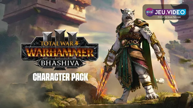 Bhashiva dans l artwork officiel du Character Pack Total War WARHAMMER III