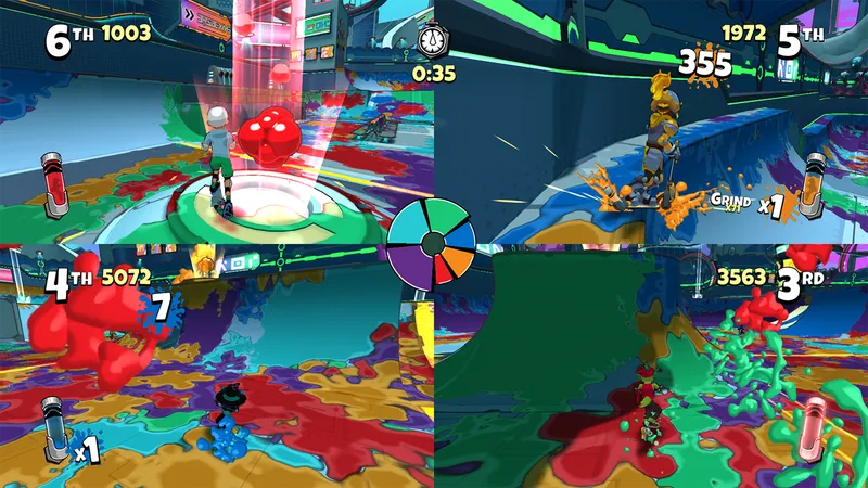 Un Splatoon sur trotinettes